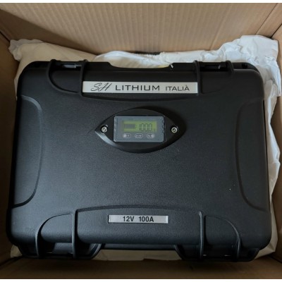 SH Lithium 12v 100A USATO GARANTITO