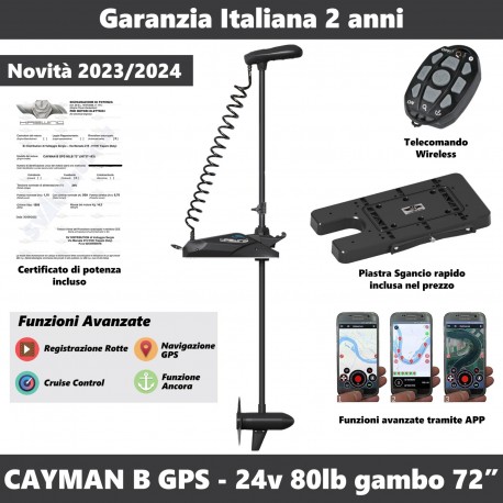 Haswing Cayman-B GPS 80lb gambo 72" (183cm) - Versione 1.6
